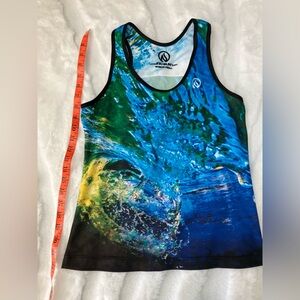 Inknburn Earth  Tank Top XS hemmed to race length see pics